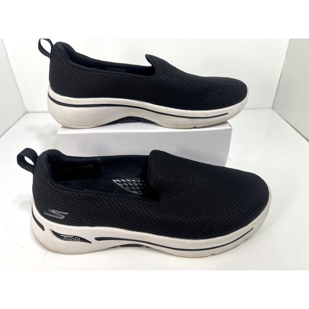 Skechers 124401W Black Slip-On Shoes Women's 8.5